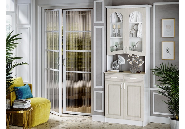 Буфет Констанция 2-х створчатый сандал светлый