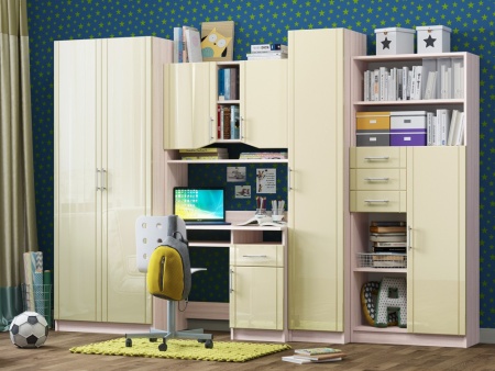 Стенка Юнга МДФ (Ш- 3000 х В- 2000 см х Г- 570 мм)/Разные Цвета